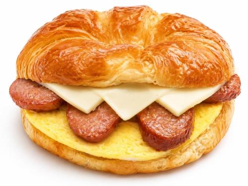 Croissant Sausage, egg &cheese