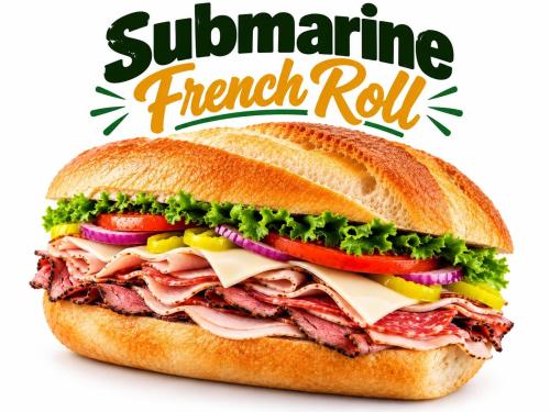 Submarine French Roll Sandwich