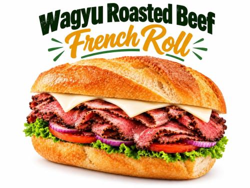 French Roll Roast beef & cheese